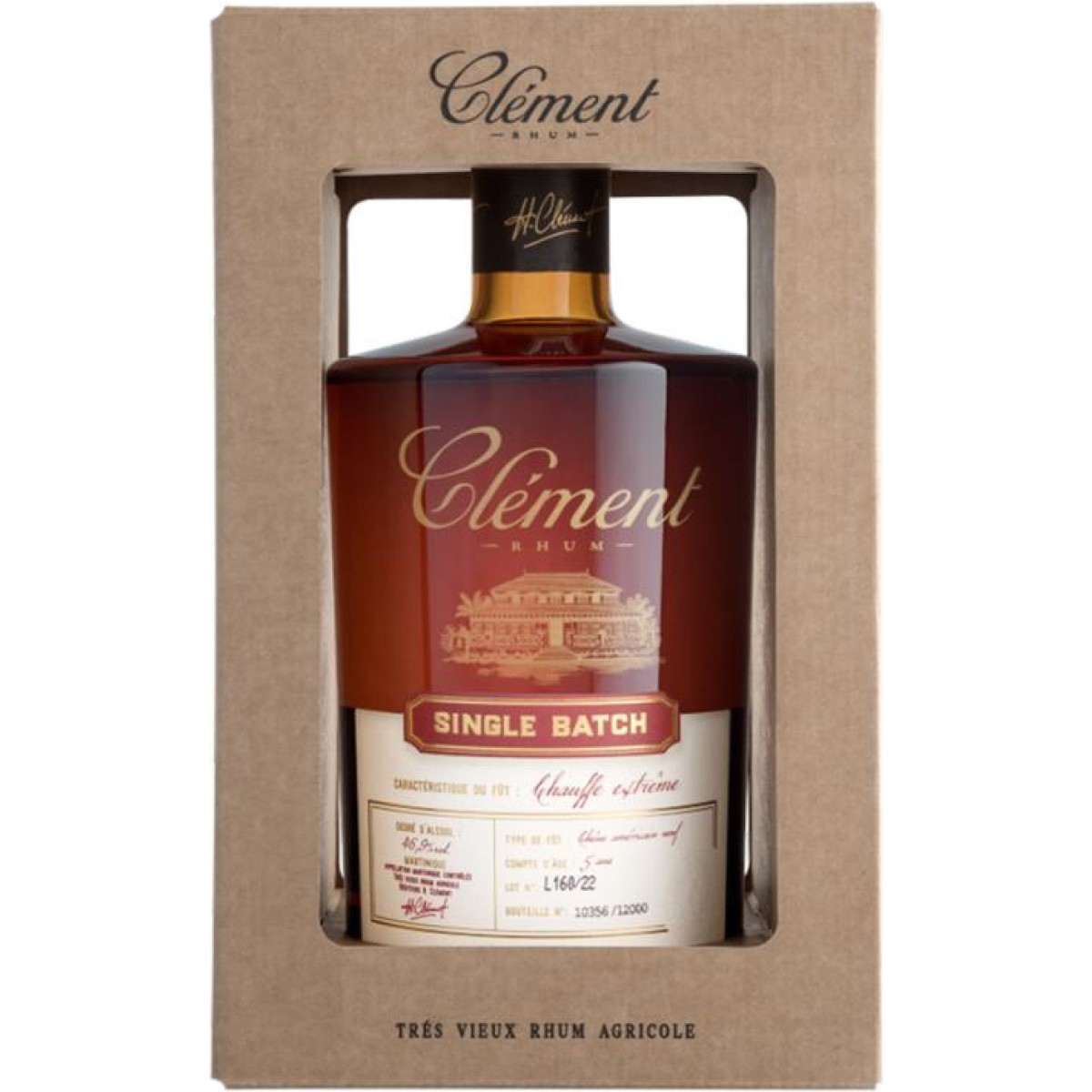Rhum Agricole Single Batch Chauffe Extreme 0,5 lt